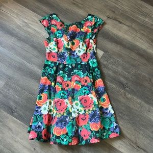 NWOT Felicity & Coco | floral fit and flare dress